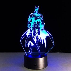Illusion Batman  Lamp, 3D Light Experience